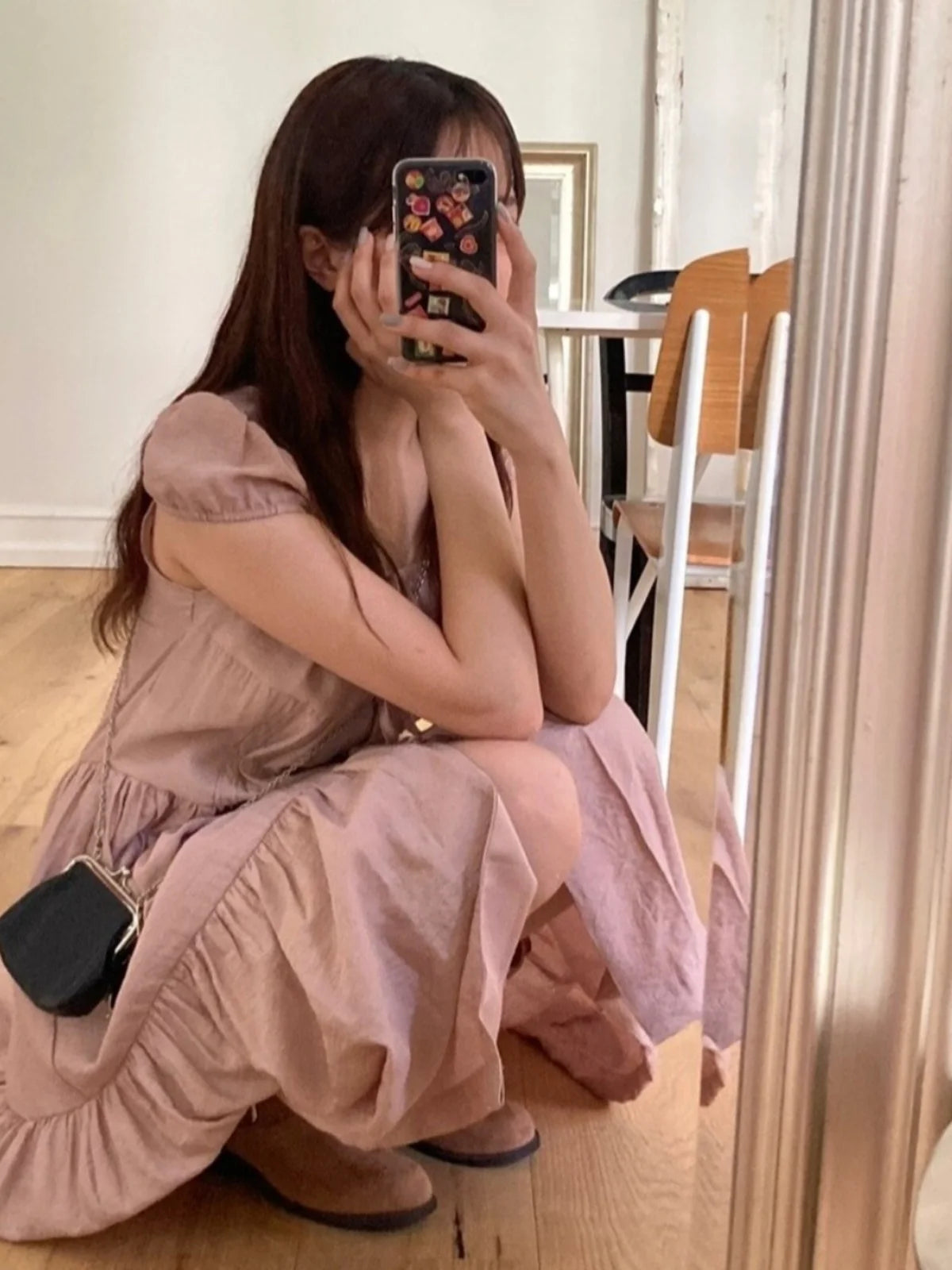 Spring Chic A-Line Dr Ele Sle Age-Defng Trendy Skirt Women's Premium Faionable Dr for 2025 New Arrival