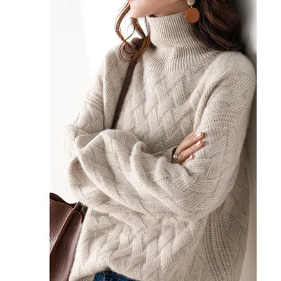 S-3XL Korean Fashion Women Loose Sweater Winter Casual Cashmere Oversized Thick Sweater Pullovers Female Long Sleeve Pullover